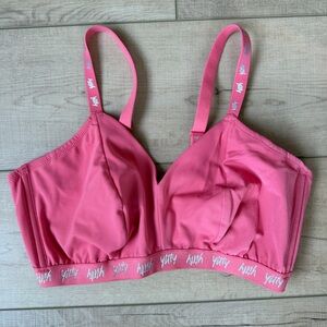 YITTY Spotlight Shaping Bralette Bra Shimmered Hot Pink Size 1X Lounge Bra